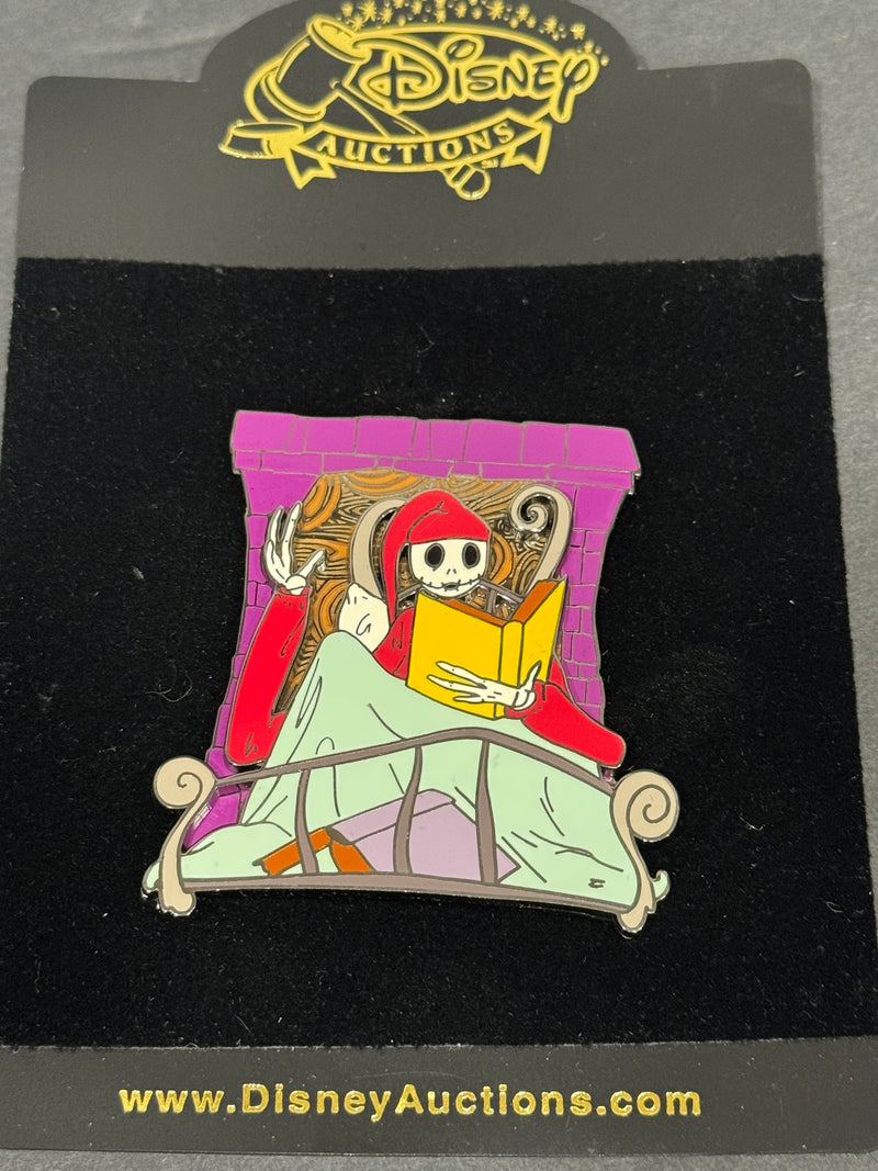 Disney Auctions Jack Skellington in Bed Pin LE 100 – PP37578 – Original Card