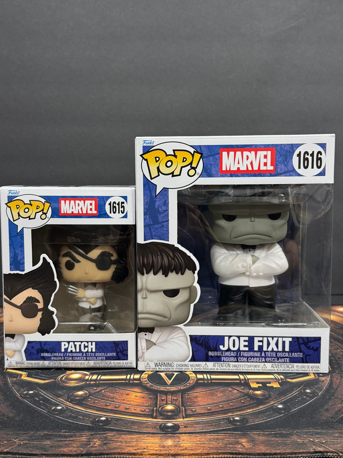 Funko Pop! Marvel Patch & Mr. Fixit Set – Patch #1615 + Joe Fixit #1616