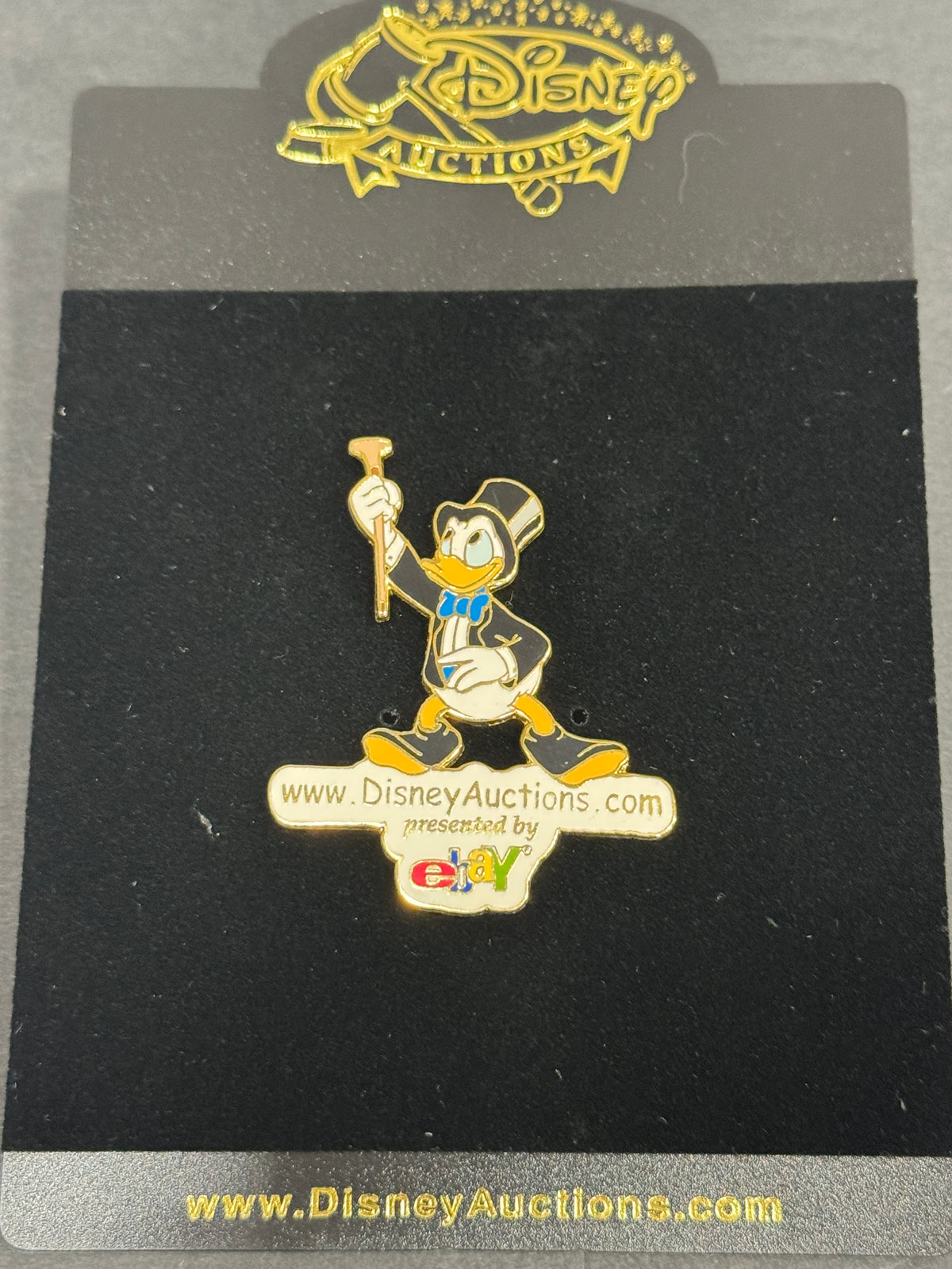 Disney Auctions Donald Duck Tuxedo eBay GWP Pin LE 1000 PP30522
