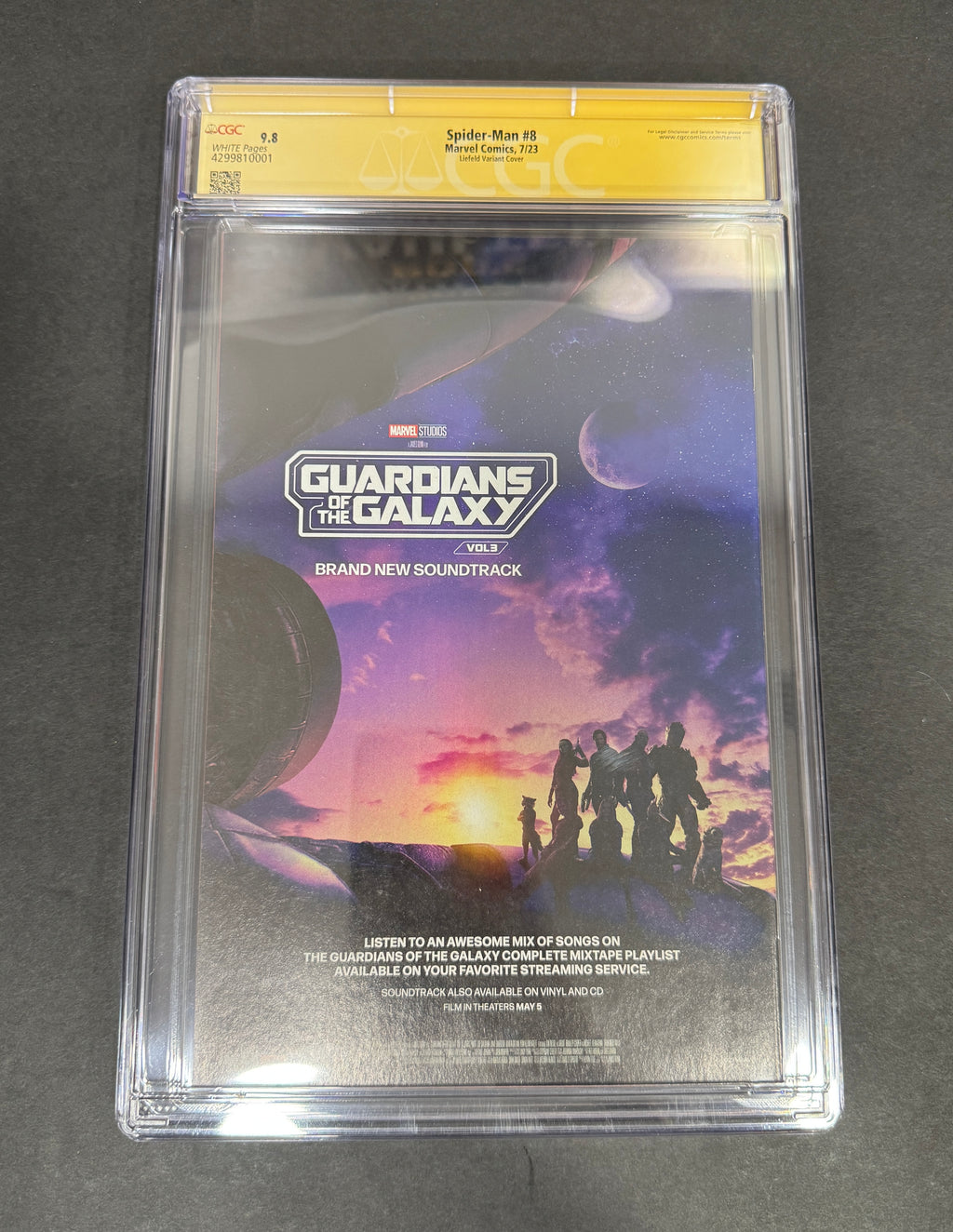 Spider-Man #8 (CGC 9.8) - Rob Liefeld Deadpool Homage Variant Signed