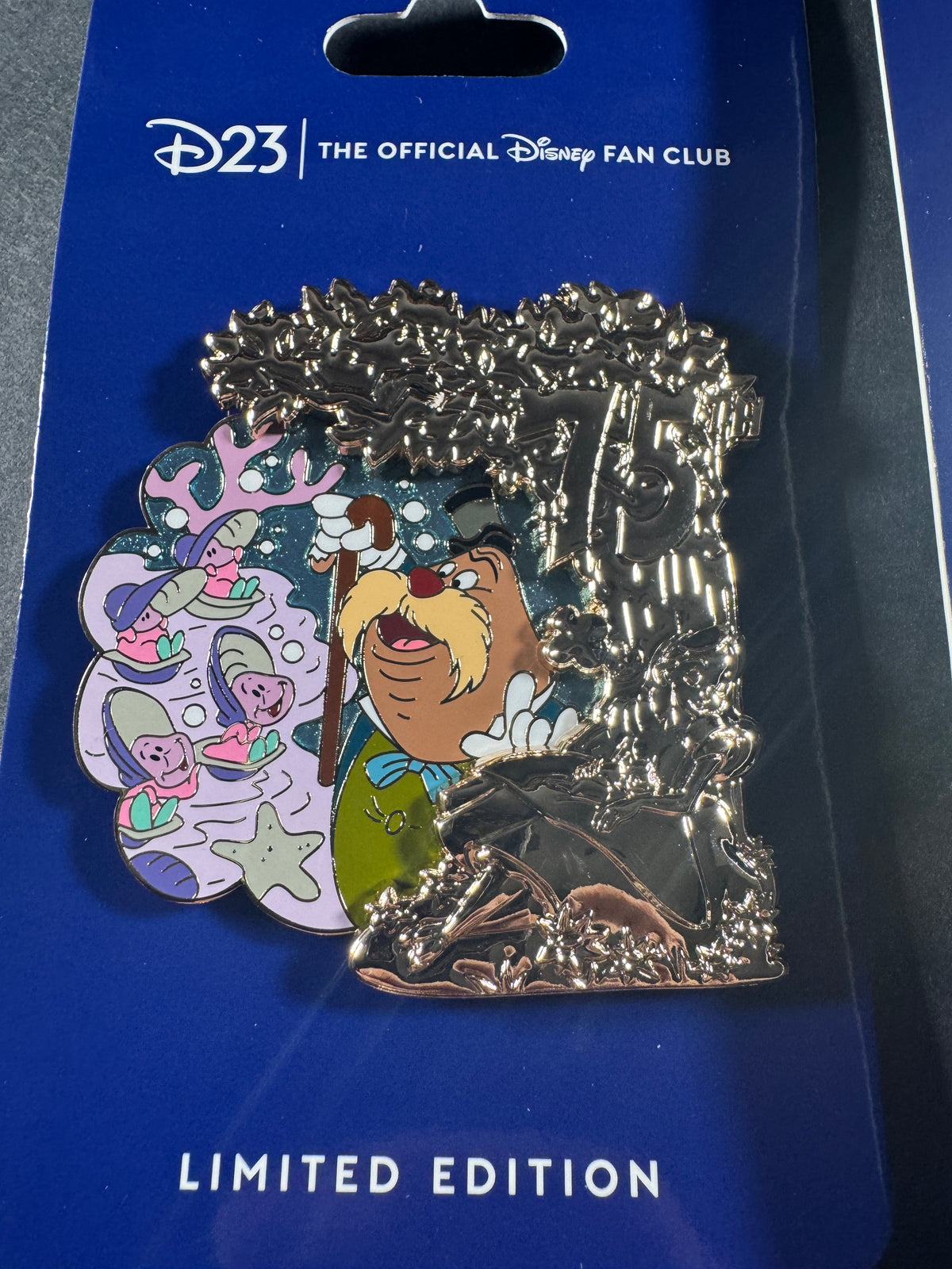 D23 Alice in Wonderland 75th Anniversary LE 1000 Pin Set of 4