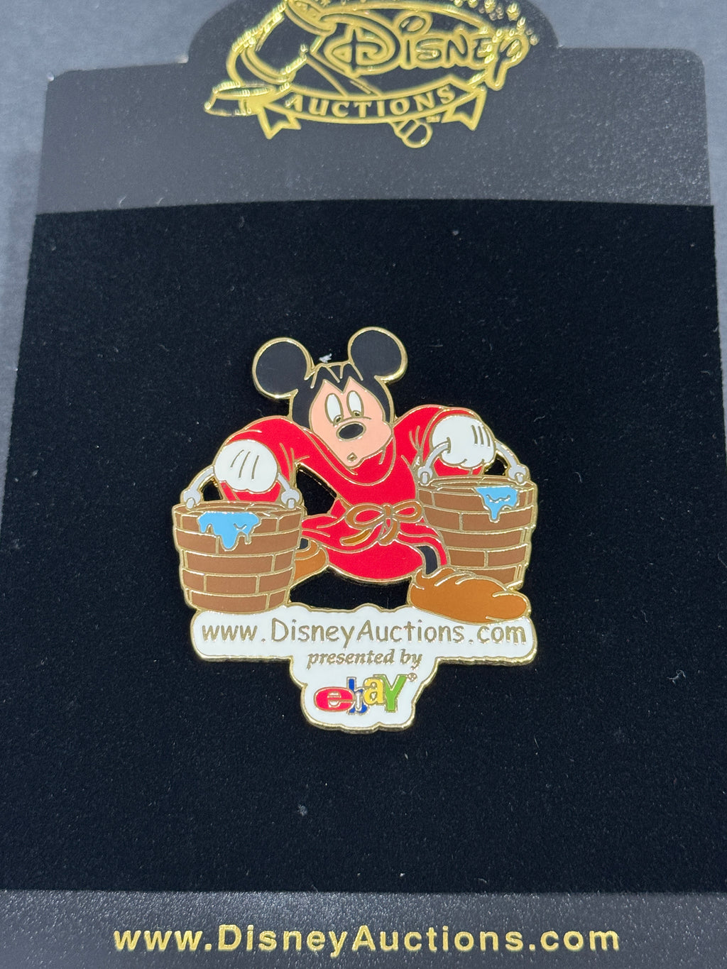 Disney Auctions Sorcerer Mickey Fantasia GWP Pin LE 2500 PP30555