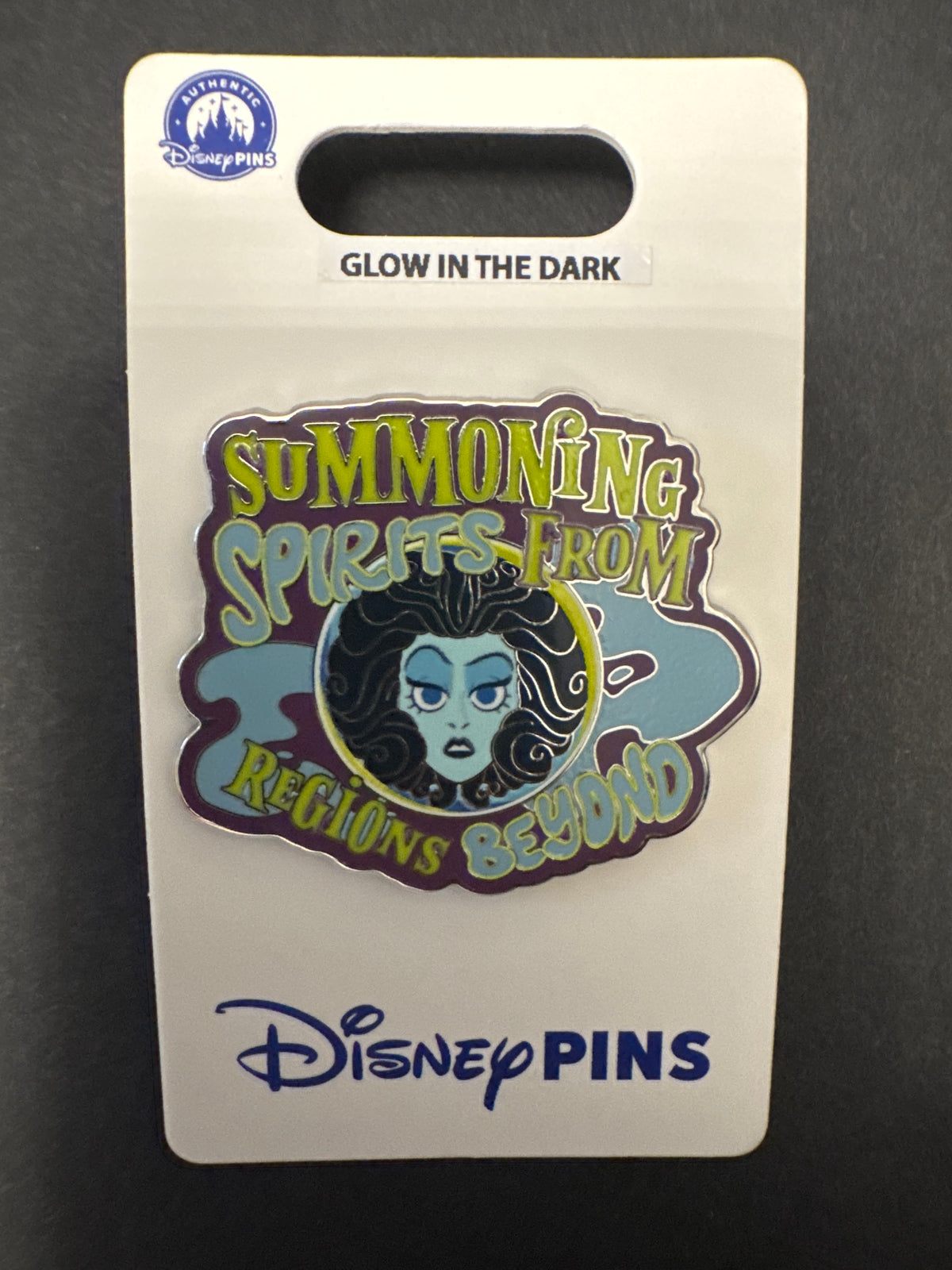 2026 Disney Parks Haunted Mansion Madame Leota Summoning Spirits Glow in the Dark OE Pin