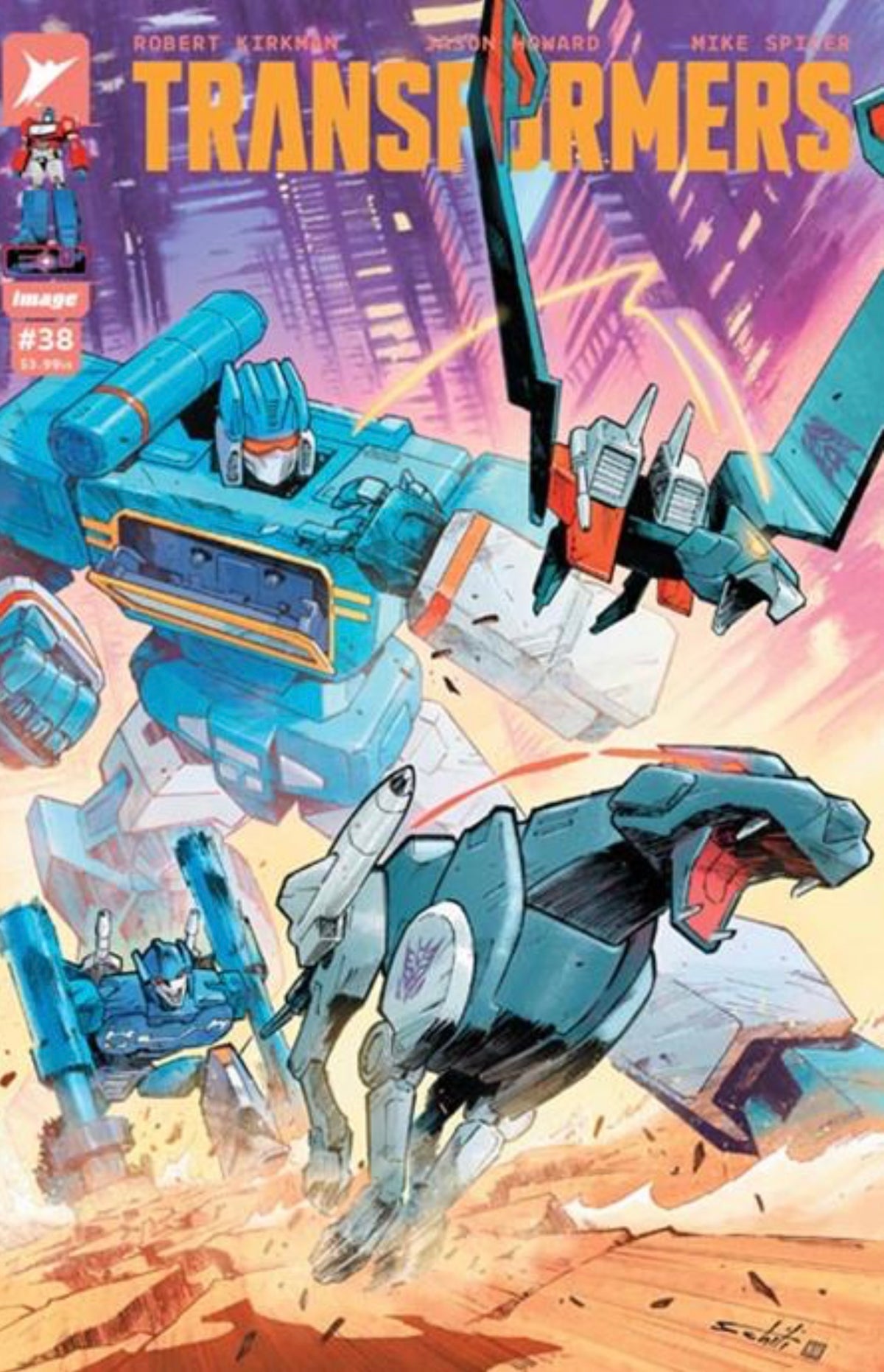 Transformers #38 Cover E (2026) – Valerio Schiti 1:50 Incentive Variant  Pre-Order| Image Comics